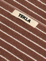 Tekla - Terry Towel in Rust Stripes