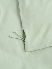 Tekla - Percale Duvet Cover in Powder Green