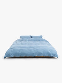 Tekla - Percale Duvet Cover in French Blue