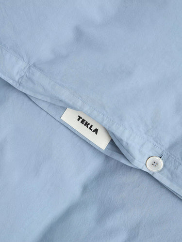 Tekla - Percale Duvet Cover - French Blue in French Blue