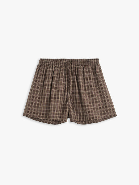 Tekla - Women's Shorts in Serra Checks – Stoy