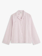 Tekla - Women's Long-Sleeved Shirt in Hessel Stripes
