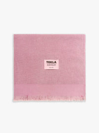 Tekla - Beach Towel in Sun Bleached Fuchsia