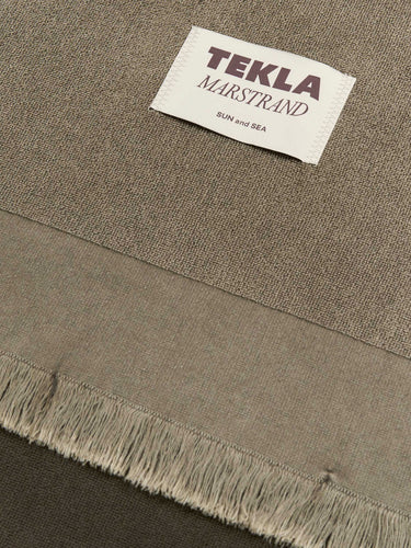 Tekla - Beach Towel in Sun Bleached Taupe