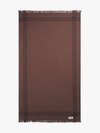 Tekla - Beach Cotton Sheet in Taupe
