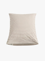 Tekla - Percale Pillow Sham in Clay Stripes