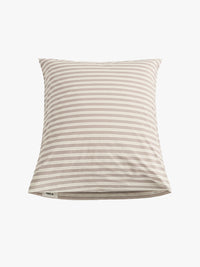 Tekla - Percale Pillow Sham in Clay Stripes