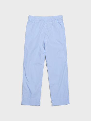 Tekla - Poplin Pyjamas Pants in Shirt Blue