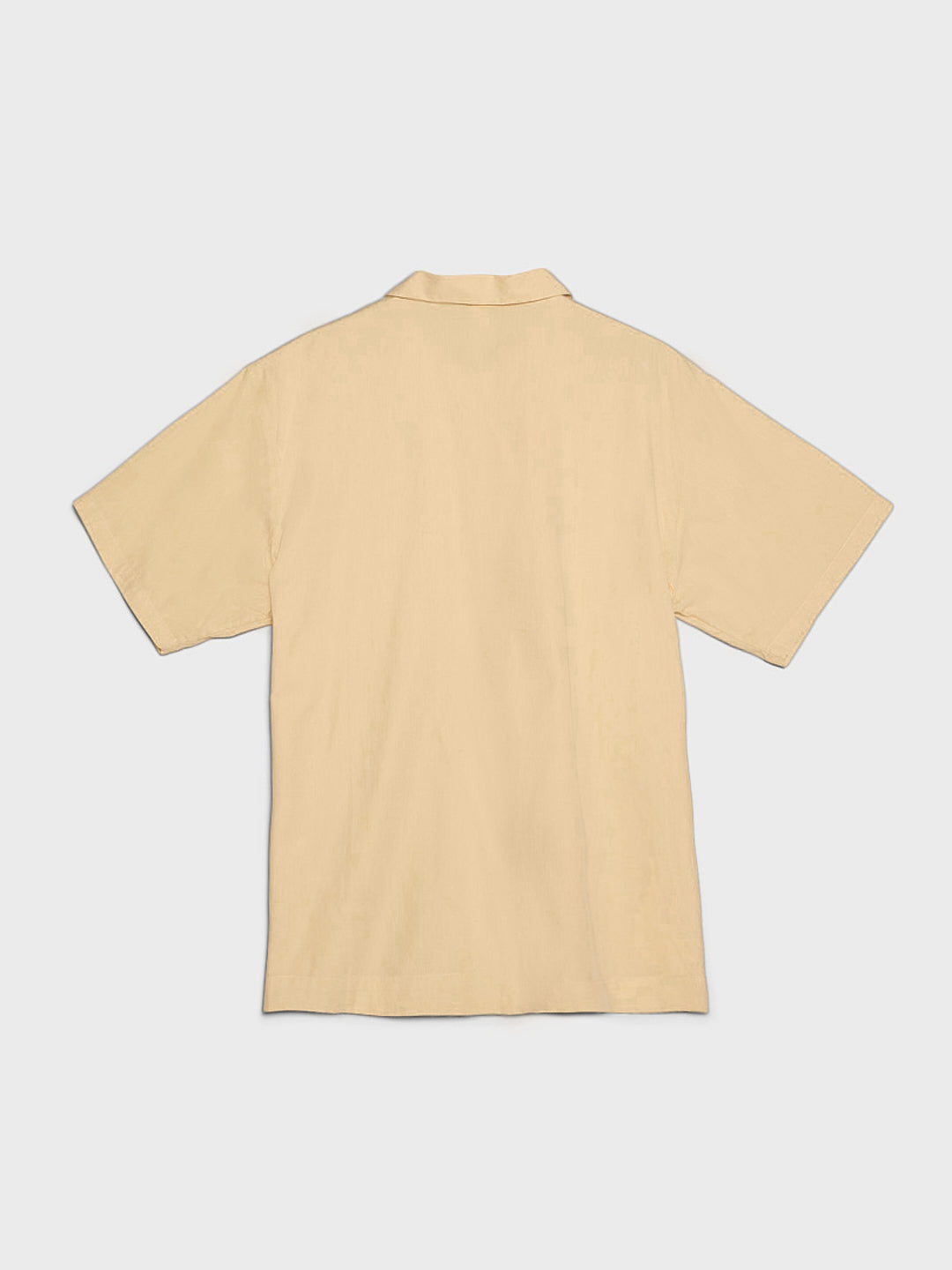 Poplin Pyjamas Short Sleeve Shirt in Khaki
