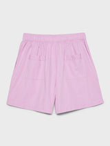 Tekla - Poplin Pyjamas Shorts in Purple Pink