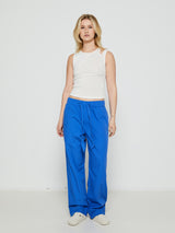 Tekla - Poplin Pyjamas Pants in Royal Blue