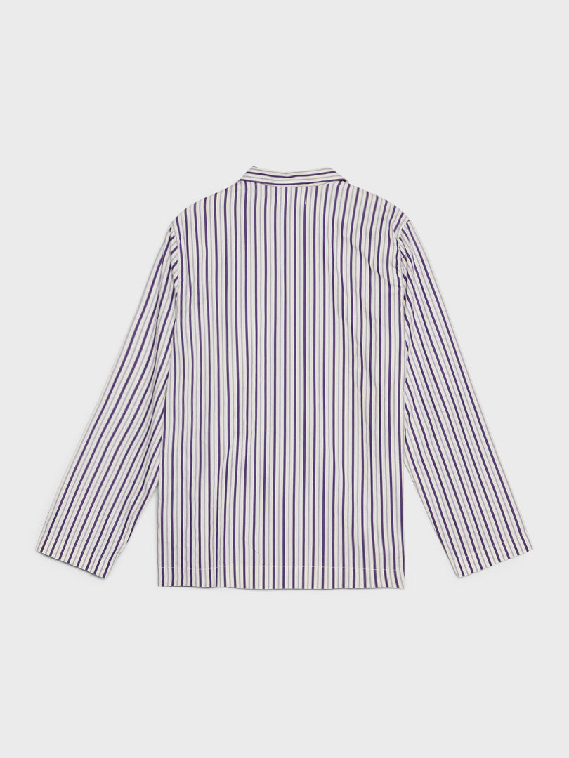 Poplin Pyjamas Shirt in Lido Stripes
