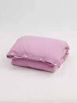 Tekla - Percale Duvet Cover in Mallow Pink