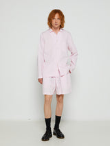 Tekla - Poplin Pyjamas Shorts in Soft Pink