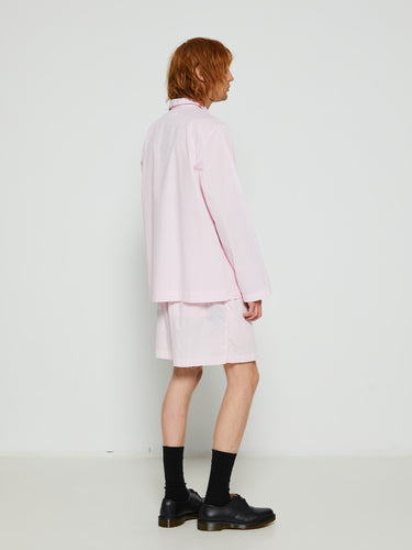 Tekla - Poplin Pyjamas Shorts in Soft Pink