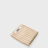 Tekla - Guest Towel in Shaded Ivory Stripes