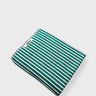 Tekla - Bath Towel in Teal Green Stripes