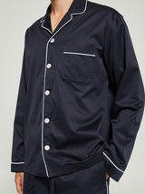 Tekla - Sateen Pyjamas Shirt in Chelsea