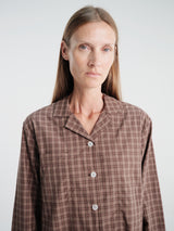 Tekla - Women's Long-Sleeved Shirt in Serra Checks