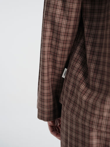 Tekla - Women's Long-Sleeved Shirt in Serra Checks