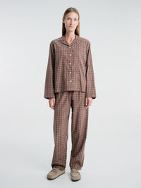 Tekla - Women's Pants in Serra Checks