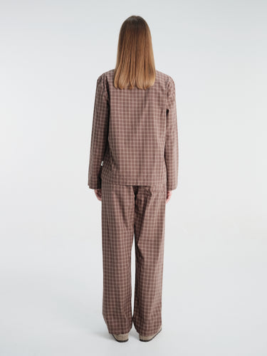 Tekla - Women's Pants in Serra Checks