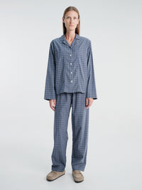 Tekla - Women's Long-Sleeved Shirt in Lanegan Checks