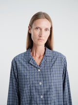 Tekla - Women's Long-Sleeved Shirt in Lanegan Checks