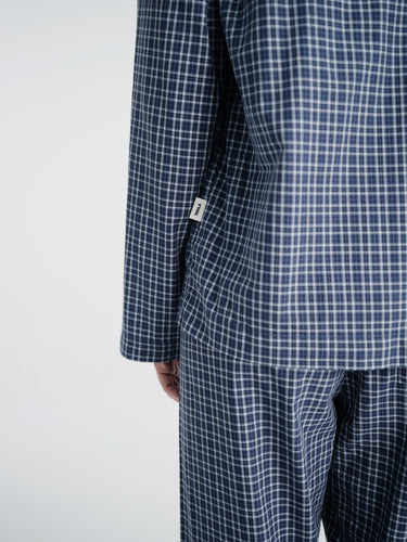 Tekla - Women's Long-Sleeved Shirt in Lanegan Checks