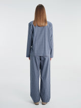 Tekla - Women's Long-Sleeved Shirt in Lanegan Checks