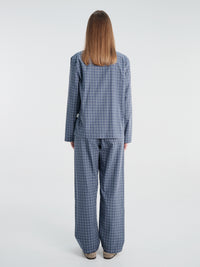 Tekla - Women's Long-Sleeved Shirt in Lanegan Checks