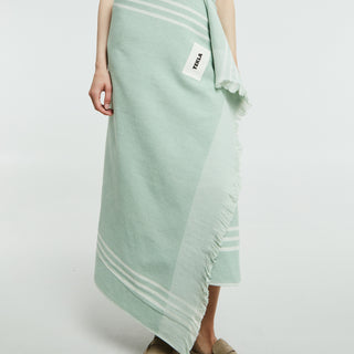 Tekla - Beach Towel in Pistachio