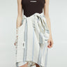 Tekla - Beach Cotton Sheet in Villa Stripes