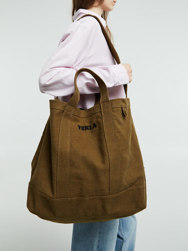 Tekla - Beach Bag in Olive