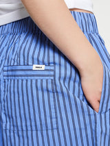 Tekla - Poplin Pyjamas Pants in Boro Stripes
