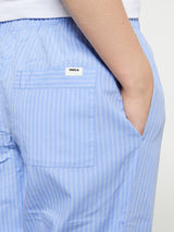 Tekla - Poplin Pyjamas Pants in Pin Stripes