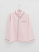 Tekla - Sateen Pyjamas Shirt in Porter
