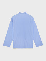 Tekla - Poplin Pyjamas Shirt in Pin Stripes