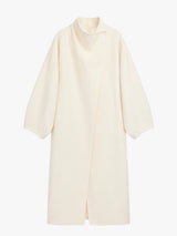 The Frankie Shop - Leroy Funnel Neck Wool Coat - White