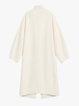 The Frankie Shop - Leroy Funnel Neck Wool Coat - White