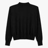 The Frankie Shop - Rue Padded High Neck Sweater - Black in Black