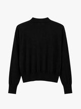 The Frankie Shop - Rue Padded High Neck Sweater - Black in Black