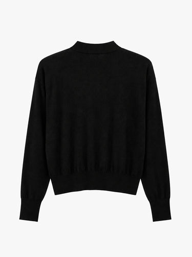 The Frankie Shop - Rue Padded High Neck Sweater - Black in Black