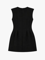 The Frankie Shop - Bryn Cinched Mini Dress - Black in Black