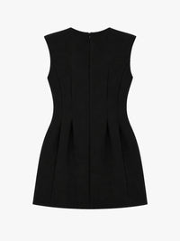 The Frankie Shop - Bryn Cinched Mini Dress - Black in Black