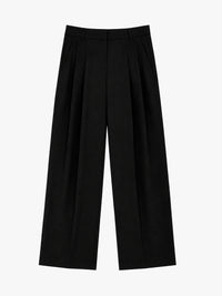The Frankie Shop - Gelso Pleated Trousers in Black