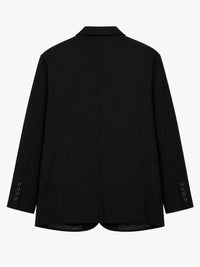 The Frankie Shop - Gelso Oversized Blazer - Black in Black