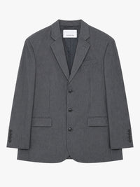 The Frankie Shop - Gelso Oversized Blazer - Dark Grey Melange