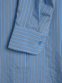 The Frankie Shop - Peri Fluid Shirt in Blue and White Stripes