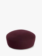 The Frankie Shop - Noxley Pillbox Hat - Burgundy in Burgundy